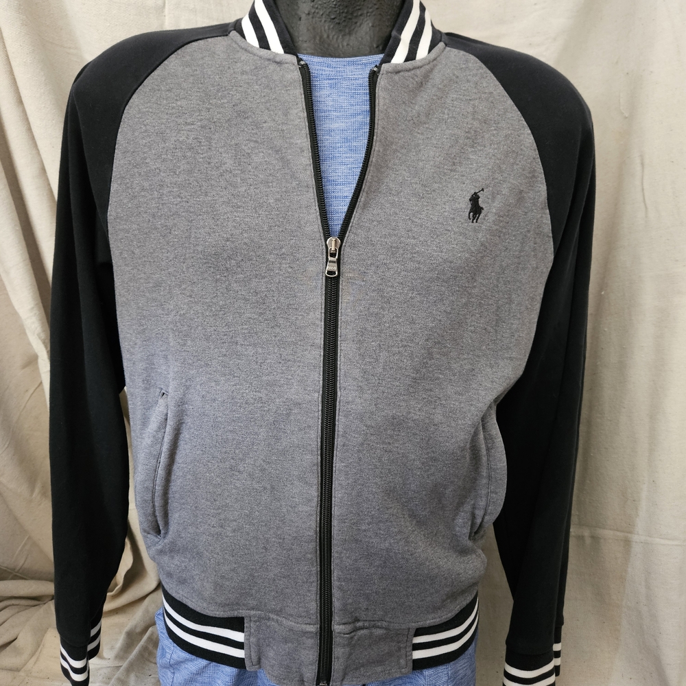 Polo by Ralph Lauren Size Medium Men's Black and Gray Performance Jacket